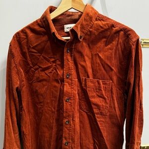 Taylor Stitch - The Jack - Men’s Button-Down - Rust Corduroy - Large (42)